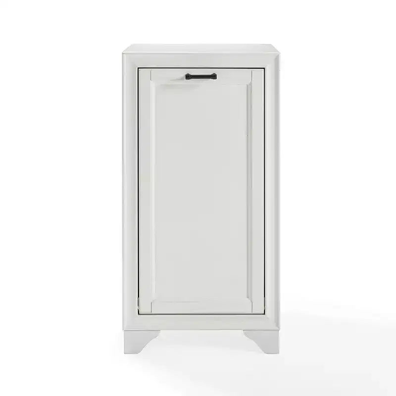 Tara Linen Hamper Decorative Wall Cabinet White - Crosley