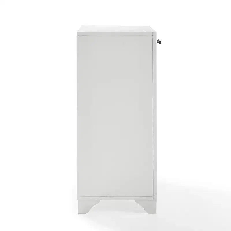 Tara Linen Hamper Decorative Wall Cabinet White - Crosley