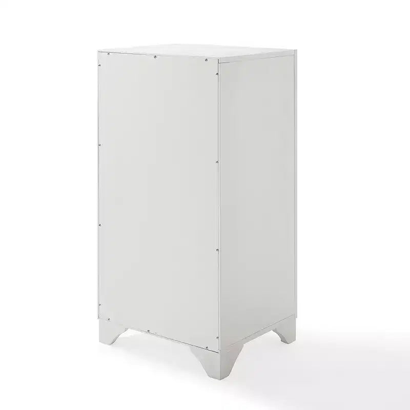 Tara Linen Hamper Decorative Wall Cabinet White - Crosley