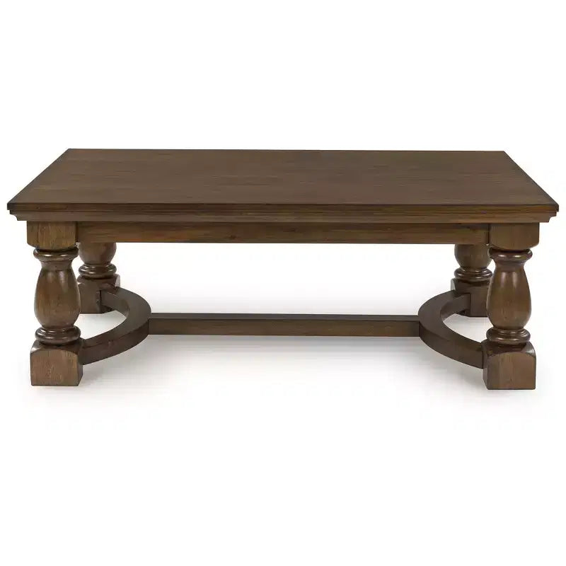 Signature Design by Ashley Korestone Coffee Table, Dark Brown, Contemporary Living Room Center Table