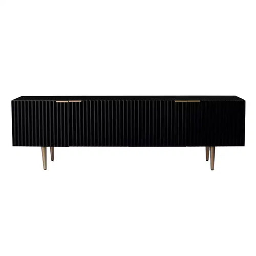 Pilston 4-Door Media Console - Black - SEI