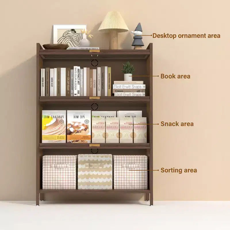 Tall Metal Storage Cabinet with 3 Flip Doors, Freestanding Steel Organizer with Ample Storage Space for Bedroom, Living Room, Kitchen