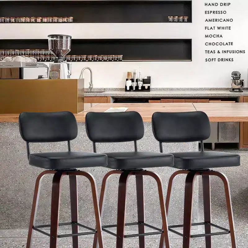 360 Swivel Counter Height Bar Stools Set of 1