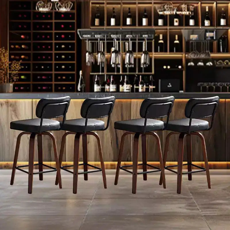 360 Swivel Counter Height Bar Stools Set of 1