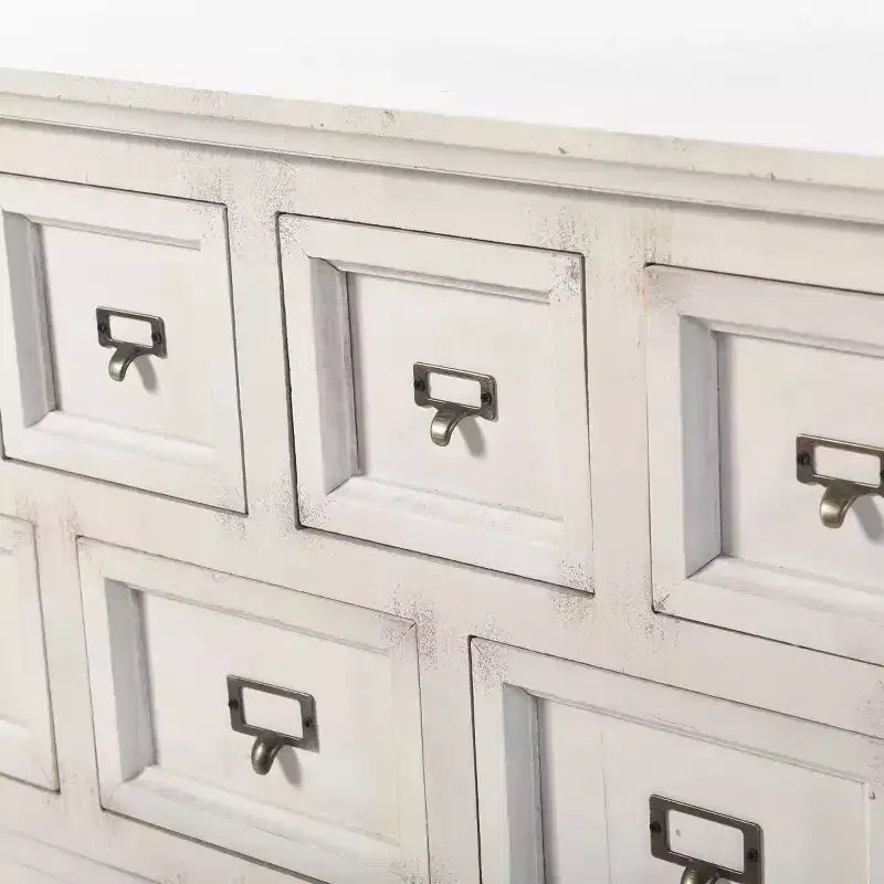 Apothecary Cabinet with 15 Drawers White - Stylecraft