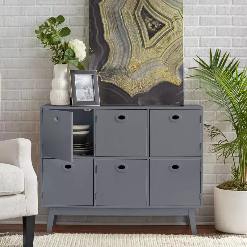 Buylateral Jamie Mid Century Modern Storage Cube Cabinet