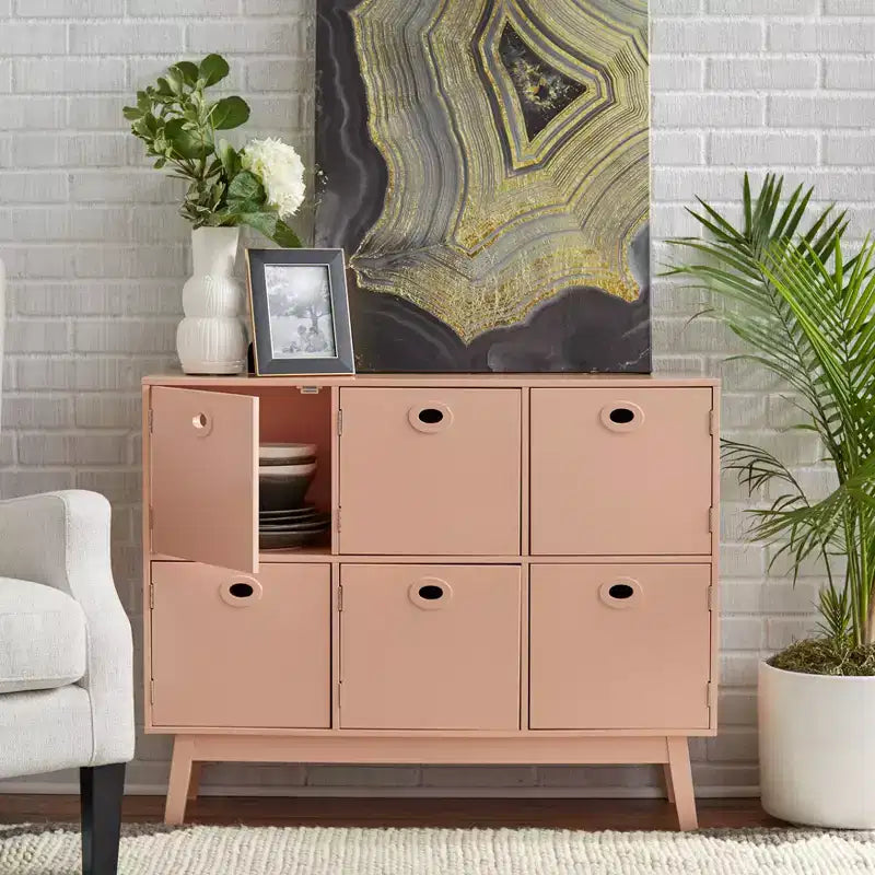 Buylateral Jamie Mid Century Modern Storage Cube Cabinet