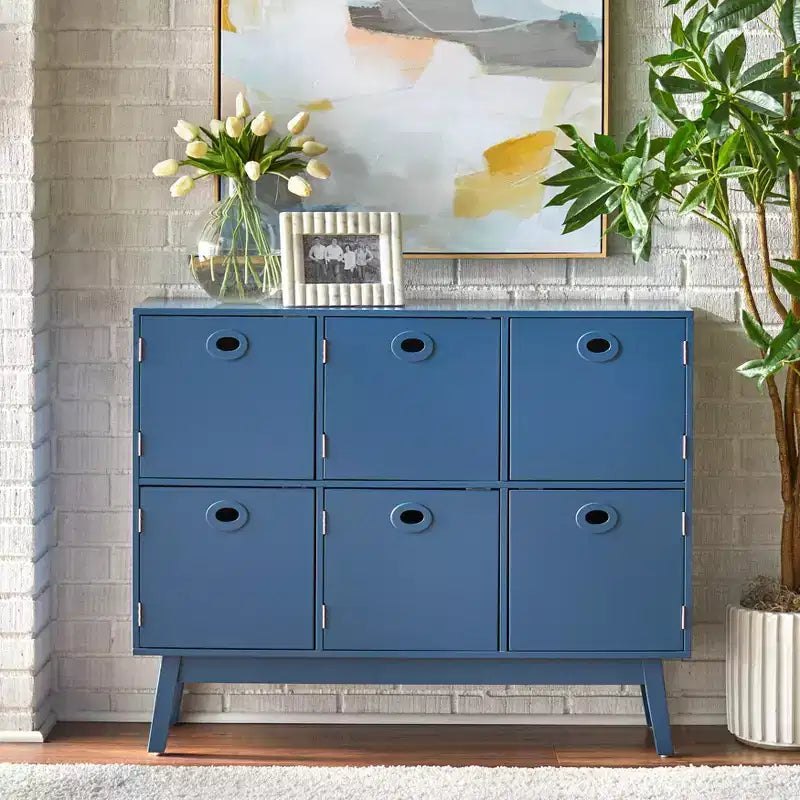 Buylateral Jamie Mid Century Modern Storage Cube Cabinet