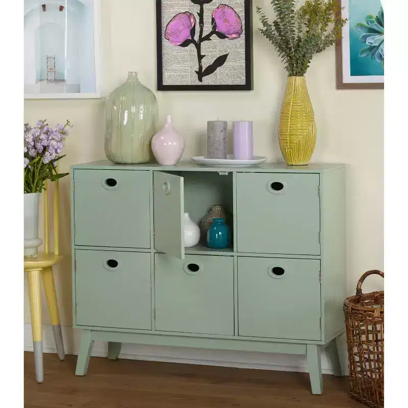 Buylateral Jamie Mid Century Modern Storage Cube Cabinet
