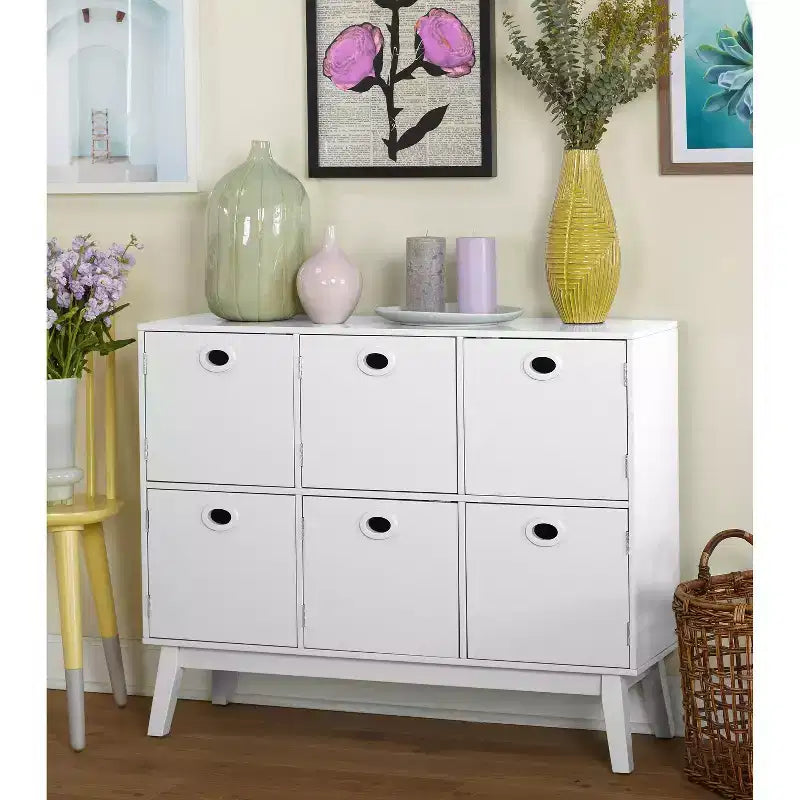 Buylateral Jamie Mid Century Modern Storage Cube Cabinet